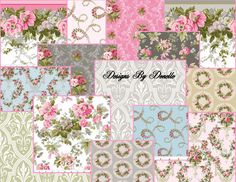 Precuts Anna Griffin Olivia Quilt Fabric Gift Jelly Roll 2.5 Strips Quilting Fabric Bundle