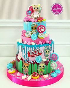 #lolsurprisedolls cake #chicheshomemadesweets #birthdaycake LOL