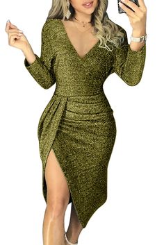 New Bronze Bodycon Fitted Dress Bardot Off Shoulder Party Womens Ladies Size ❤