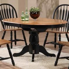 refinished oak table, base and chairs chalk painted black velvet refinished oak table, base and chairs chalk painted black velvet