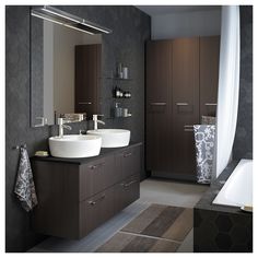 30 Elegant Bathroom Designs A R C H Pinterest Ikea DalskÄr Bathroom Faucet Stainless Steel Color