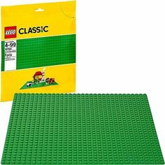 LEGO Road grey base plate with corner 10 inches x 10 inches