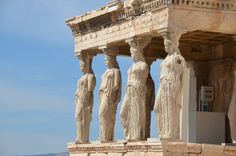 Eastlake Erechtheum Acropolis Ruins Athens Painting Large Canvas Art Print