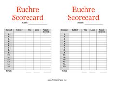 2 table tally sheets printable two table bridge tallies fun euchre tally sheet