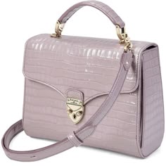 The 55 Best Kate Middleton Handbags Images On Pinterest In 2018 Aspinal Of London Lilac Small Croc Midi Mayfair Bag Kate Middleton Bags