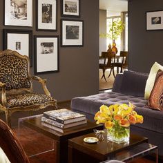 32 Best Taupe Walls Images On Pinterest Living Room Es Contemporary Living Room Leopard Chair Is Too Formal In Its Style For Me Like Eveything Else
