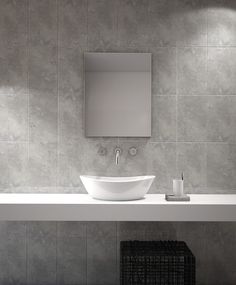 dark grey walls light grey floor mosaic tiles zamora grey wall