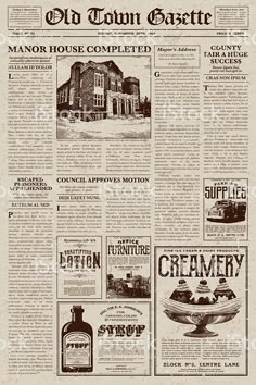 free newspaper template 1930 free newspaper template 1930