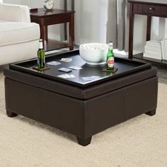 Storage Trunk Coffee Table Grey Or Antique White By The Orchard Corbett Coffee Table Storage Ottoman Square Ottomans At
