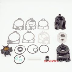 8 and 9.9 Horsepower Mercury and Mariner 4-Stroke Outboards with Standard Gearcase Quicksilver 89981Q1 Water Pump Repair Kit