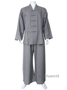 ProForce Gladiator Kung Fu Uniform Wushu Gi White or Black Button