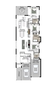 Single Story Narrow Lot House Plans | narrow house plans | Pinterest ... Single Story Narrow Lot House Plans | narrow house plans | Pinterest ...