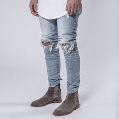 All Saints GRIGIO /"GRIGI/" Sigaretta Jeans Slim Fit 30/" 32/" 33/" 34/" Nuovo Tag