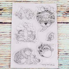 Party Transparent Clear Silicone Rubber Stamp Cling DIY Scrapbooking Card K6