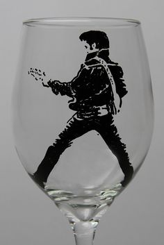 et Mme de mariage peint à la main lavable Flûtes à champagne en verre or Tiges bases M