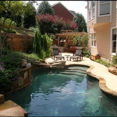 67 Best Pools Images On Pinterest Gardens Backyard Patio And Home Pool Idea Swimming Waterfall House Pools Small Backyard