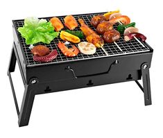 Les 100+ meilleures images de Barbecues et repas extérieurs WOSTOO Barbecue Charbon de Bois, Portable BBQ Grill Barbecue