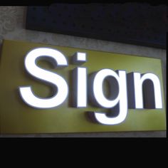 lighted channel letters metal letters