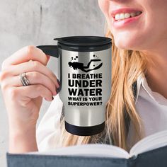 Scuba Diving Mugs OW Id Rather Be Scuba Diving Mugs Snorkelling Dive MAGIC MUG
