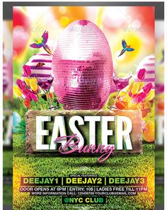 easter club flyer
