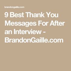 49 best job interview thank you note examples and wording images on