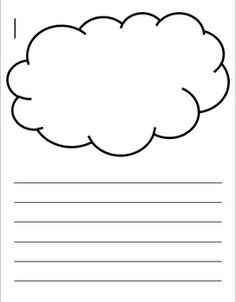 cloud template for writing google search 1st grade cloud template with lines