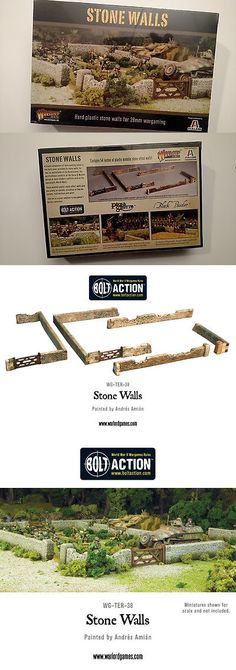 WINTER STONE RIVER SECTIONS BOLT ACTION FANTASY 28MM SCENERY MADE TO ORDER