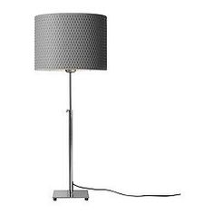 This Lamp Helps Tie My Living Room Together Modern And Sleek Ikea AlÄng Table Lamp Nickel Plated Gray The Height Is Adjule To Suit Your Lighting Needs