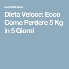 come perdere peso velocemente senza realizzare facebook