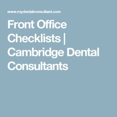 dental office job descriptions
