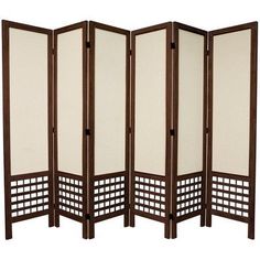 Oriental Furniture Window Pane 8-Panel Black Folding Indoor Privacy ... Oriental Furniture Window Pane 8-Panel Black Folding Indoor Privacy ...