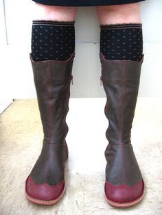 camper knee high boots