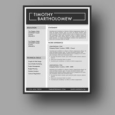 56 best masculine resume templates images on pinterest resume