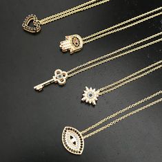 2 Large Skeleton Key Pendants Rose Gold Tone 2.36/" Steampunk Supply 2 Sided