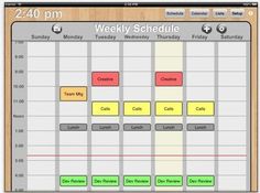 42 best organizational apps tools images on pinterest app apps weekly scheduler app