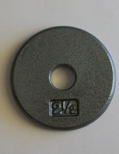 2LBS. PAIR CFF FRACTIONAL PLATE 1 LBS - RUBBER COATED; CALIBRATED