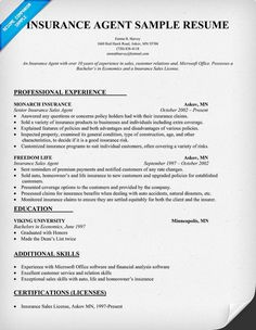 insurance underwriter resume sample