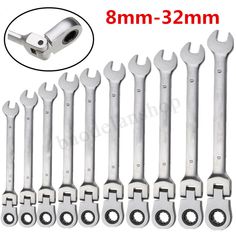 15 mm clé mixte Non-à cliquet Chrome Poli Long Pattern Pro Grade