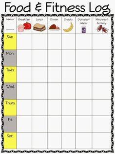 bariatric surgery weekly food exercise tracker weight loss journal