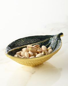 TelPal Double Dish Nut Bowl//Pistachio Bowl//Fruit Bowl//Snack Server Serving Bowl With Shell Holder Storage