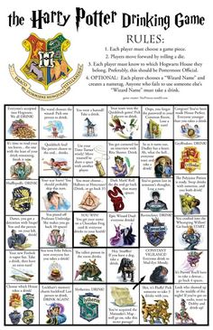 Harry Potter Trinkspiele Harry Potter Trinkspiele