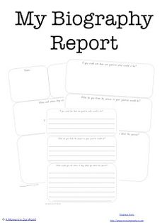biography report