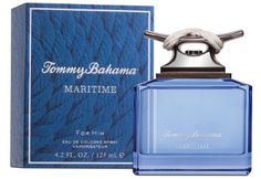 Tommy Bahama Rucksack Big Boy blau Bedruckt