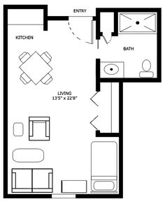 Studio Apartment Floor Design studio apartment floor plan | house plans i like | pinterest Studio Apartment Floor Design studio apartment floor plan | house plans i like | pinterest