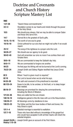 The book of mormon and the doctrine and covenants benson