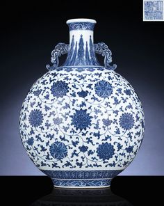 China antique Ming Dynasty Blue and white Xi character Small cylinder