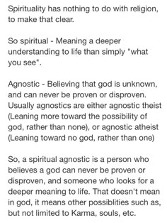agnostic atheist