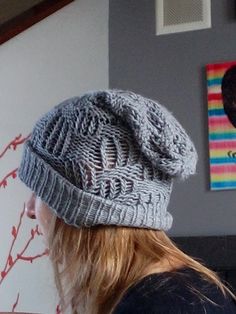 Bonnet fait au tricotin rond
