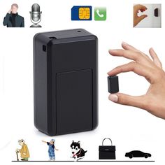 Mini micro espion GSM avec écoute à distance