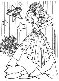 Free Printable Barbie Coloring Pages